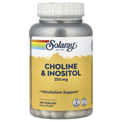 Choline & Inositol, 100 вегетарианских капсул