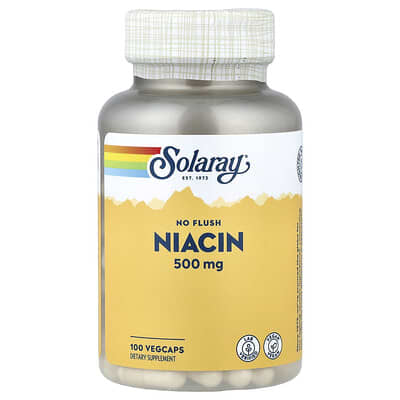Ниацин Solaray No Flush 100 VegCaps