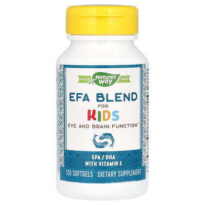 EFA Blend для детей, 120 мягких капсул