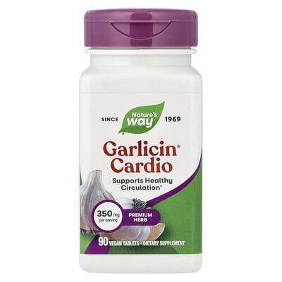 Garlicin Cardio®, 350 mg, 90 веганских таблеток