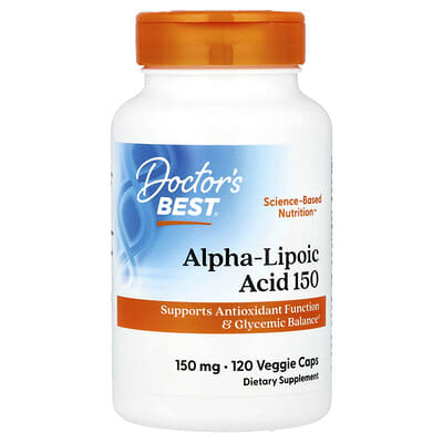 Альфа-липоевая кислота 150, 150 mg, 120 вегетарианских капсул