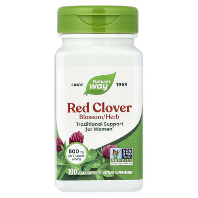Red Clover, 100 Vegan Capsules (400 mg per Capsule)