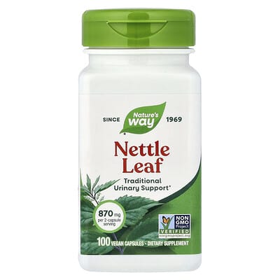 Nettle Leaf, 100 Vegan Capsules (435 mg Per capsule)