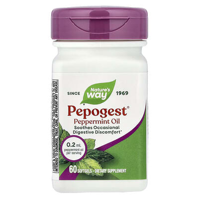 Pepogest®, Peppermint Oil, 0.2 ml, 60 Softgels