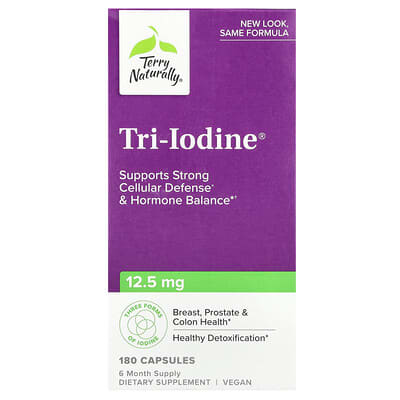 Tri-Iodine®, 12.5 mg, 180 капсул
