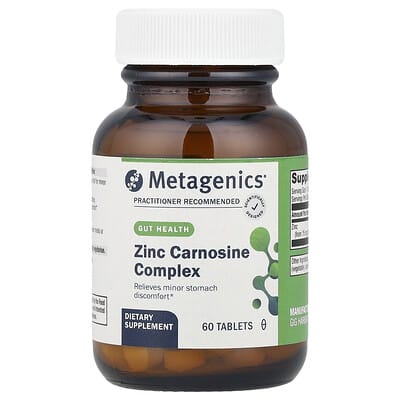 Metagenics Zinc Carnosine Complex, 17 mg, 60 таблеток