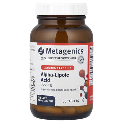 Metagenics Alpha-Lipoic Acid, 300 mg, 60 табл.