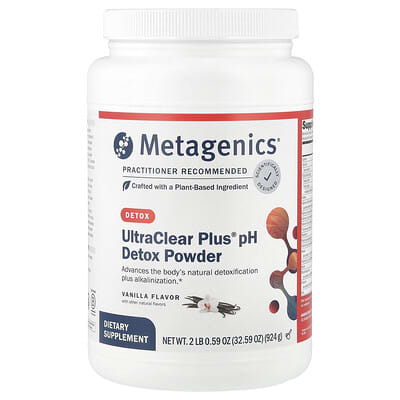 UltraClear Plus® pH Detox порошок, ваниль, 2 lb 0.59 oz (924 g)