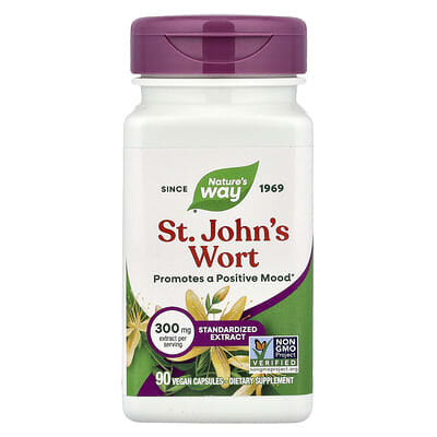 Nature's Way Зверобой, 90 Vegan Capsules