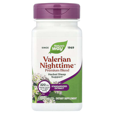 Valerian Nighttime™, 100 таблеток