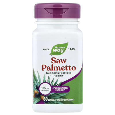 Saw Palmetto, 160 mg, 60 мягких капсул