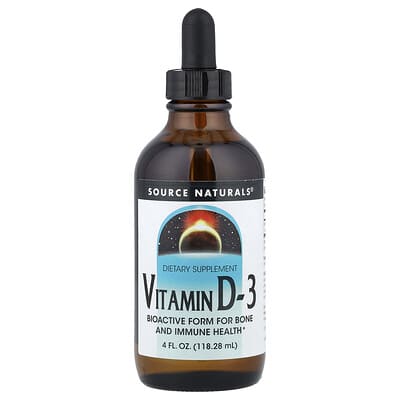 Витамин D-3, 4 fl oz (118.28 ml)