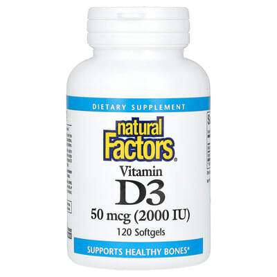 Vitamin D3, 120 Softgels