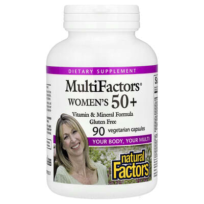 MultiFactors® Женский 50+, 90 вегетарианских капсул