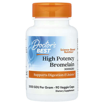 High Potency Bromelain, 500 mg, 90 Veggie Caps