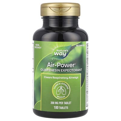 Air-Power®, гвайфенезин, 200 mg, 100 таблеток