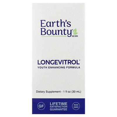 Earth's Bounty Longevitrol омолаживающая формула, 1 fl oz (30 ml)