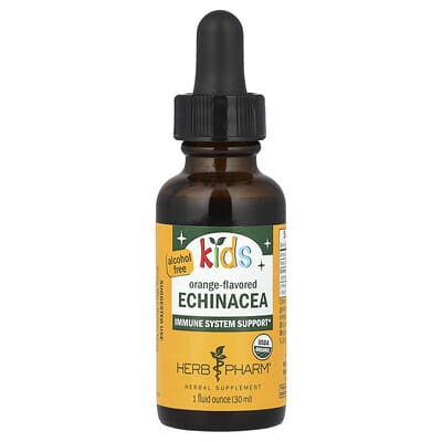 Детская эхинацея, без спирта, оранжевая, 1 fl oz (30 ml)