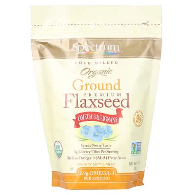 Organic Ground Premium Flaxseed, 14 oz (396 g)