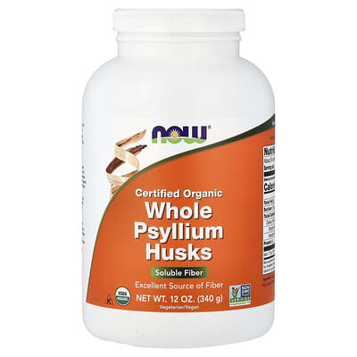 Цельные оболочки псиллиума Organic, 12 oz (340 g)