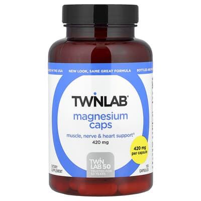 Twinlab магний, 420 mg, 100 капсул