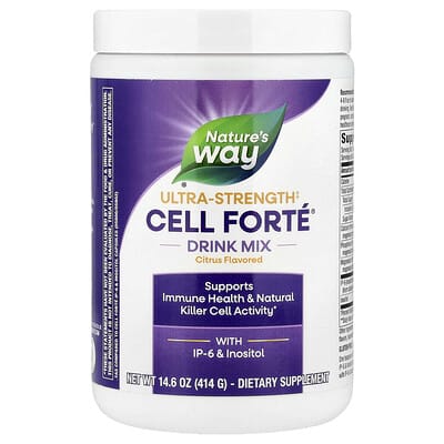 Nature's Way Cell Forté® напиток, с IP-6 и инозитолом, усиленный, Citrus, 14.6 oz (414 g)