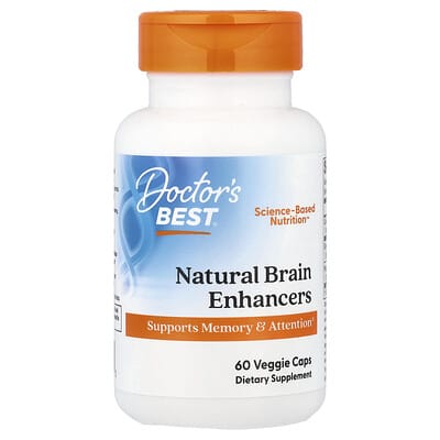 Natural Brain Enhancers, 60 вегетарианских капсул