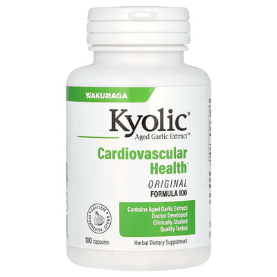 Aged Garlic Extract™, Cardiovascular Health, Original Formula 100, 100 Capsules (300 mg per Capsule)