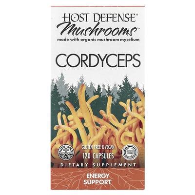 Mushrooms™, Cordyceps, 120 капсул (0.5 g per Capsule)