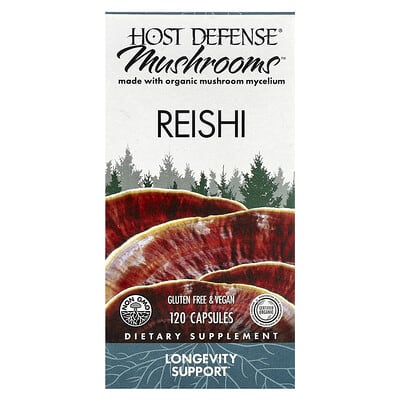 Mushrooms™, Reishi, 120 Capsules