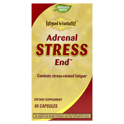 Nature's Way Fatigued to Fantastic!™, Adrenal Stress End™, 60 капсул