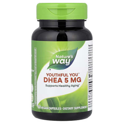 Youthful You™, DHEA, 5 mg, 60 веганских капсул