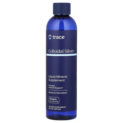 Trace коллоидное серебро, 8 fl oz (237 ml)
