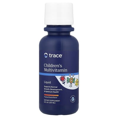 Детская жидкая мультивитаминная добавка, Tropical Punch, 8 fl oz (237 ml)
