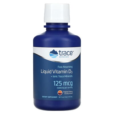 Vitamin D3 Liquid, Tropical Cherry, 16 fl oz (473 ml)