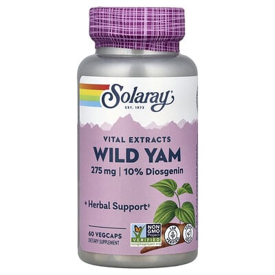 Vital Extracts, Wild Yam, 60 вегетарианских капсул