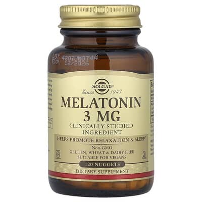 Мелатонин, 3 mg, 120 наггетсов