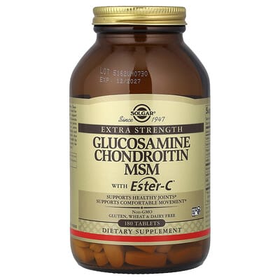 Glucosamine Chondroitin MSM с Ester-C®, 180 таблеток
