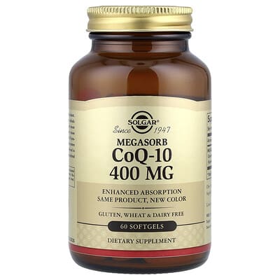 Megasorb CoQ-10, 400 mg, 60 мягких капсул