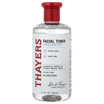 Тоник для лица, без спирта, для всех типов кожи, без отдушек, 12 fl oz (355 ml)