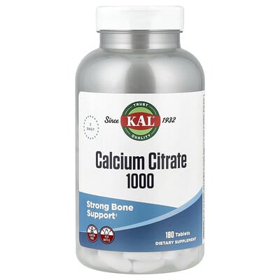 Цитрат кальция 1000, 180 таблеток (333 mg на таблетку)