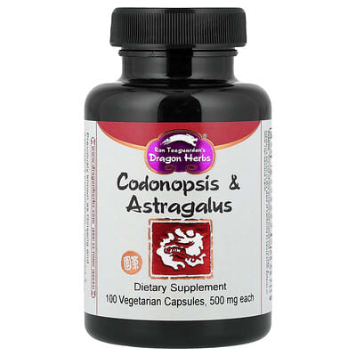 Codonopsis & Astragalus, 100 вегетарианских капсул