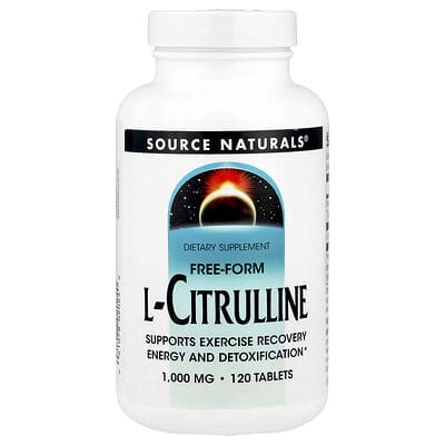 L-Citrulline, 1,000 mg, 120 таблеток