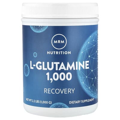 L-Glutamine 1000, для восстановления, 2.2 lbs (1,000 g)
