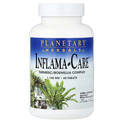 Planetary Herbals Inflama-Care™, 60 таблеток