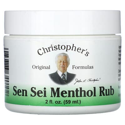 Christopher's Original Formulas ментоловая мазь Sen Sei, 2 fl oz (59 ml)