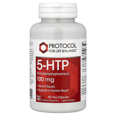 5-HTP, 100 mg, 90 капсул
