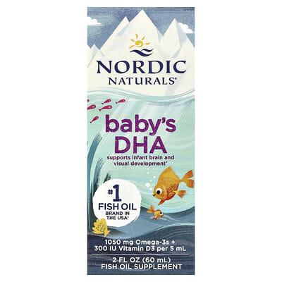 DHA для детей, 2 fl oz (60 ml)