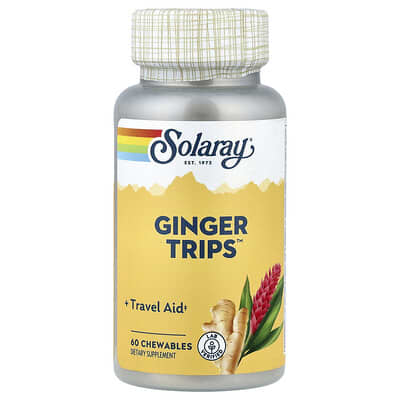 Ginger Trips™, 60 жевательных таблеток