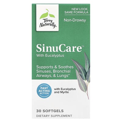 SinuCare™ с эвкалиптом, 30 мягких капсул